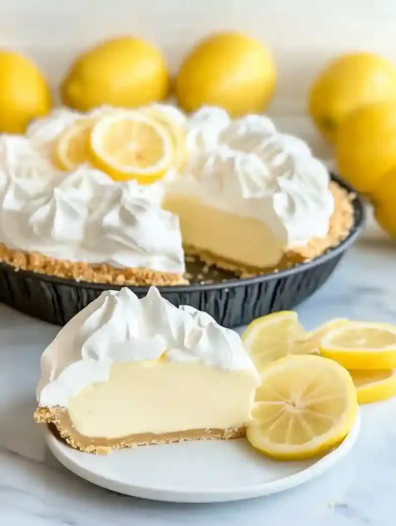 No Bake Lemon Cloud Pie