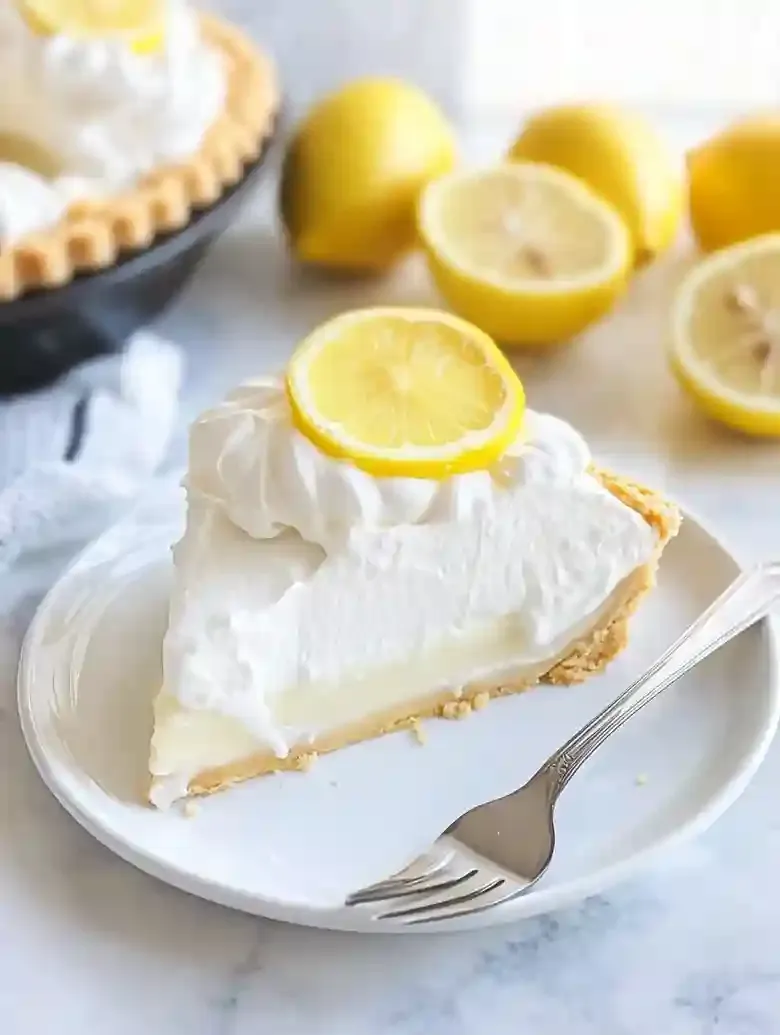 No Bake Lemon Cloud Pie