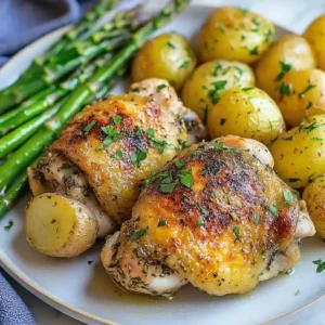 One Pan Greek Chicken and Potatoes