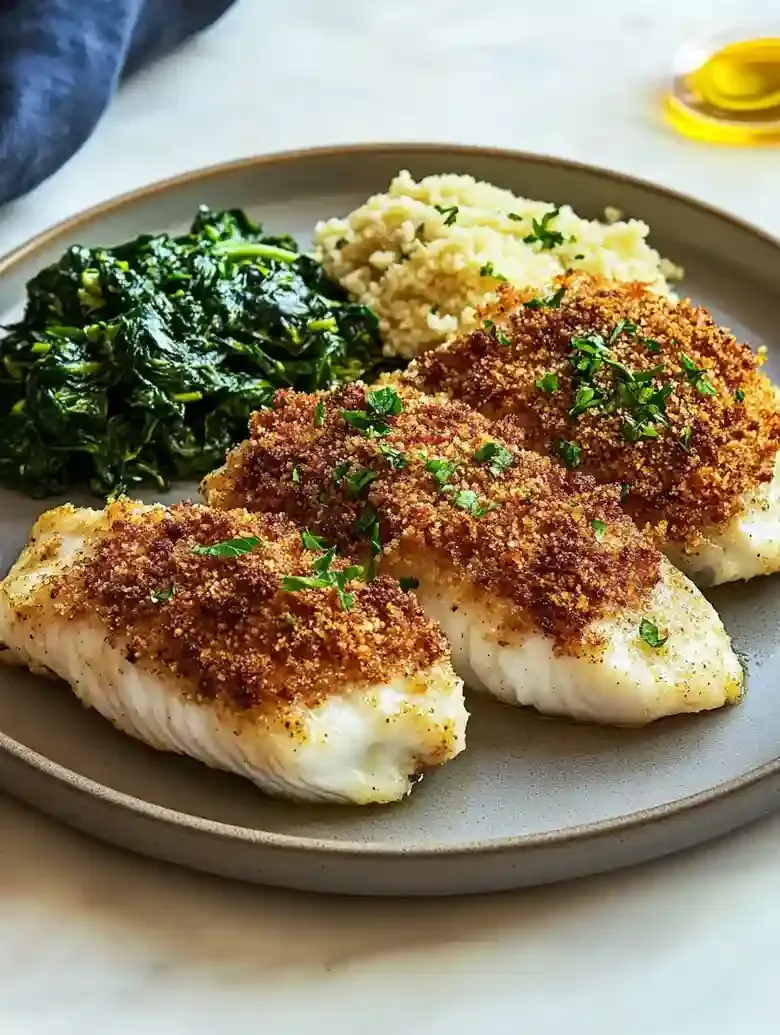 Oven Baked Haddock with Breadcrumb Topping