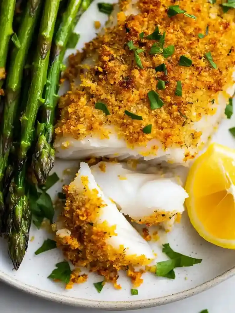 Oven Baked Parmesan Crusted Cod Recipe