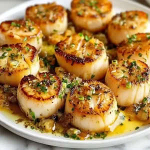 Pan Seared Scallops in Lemon Garlic Butter