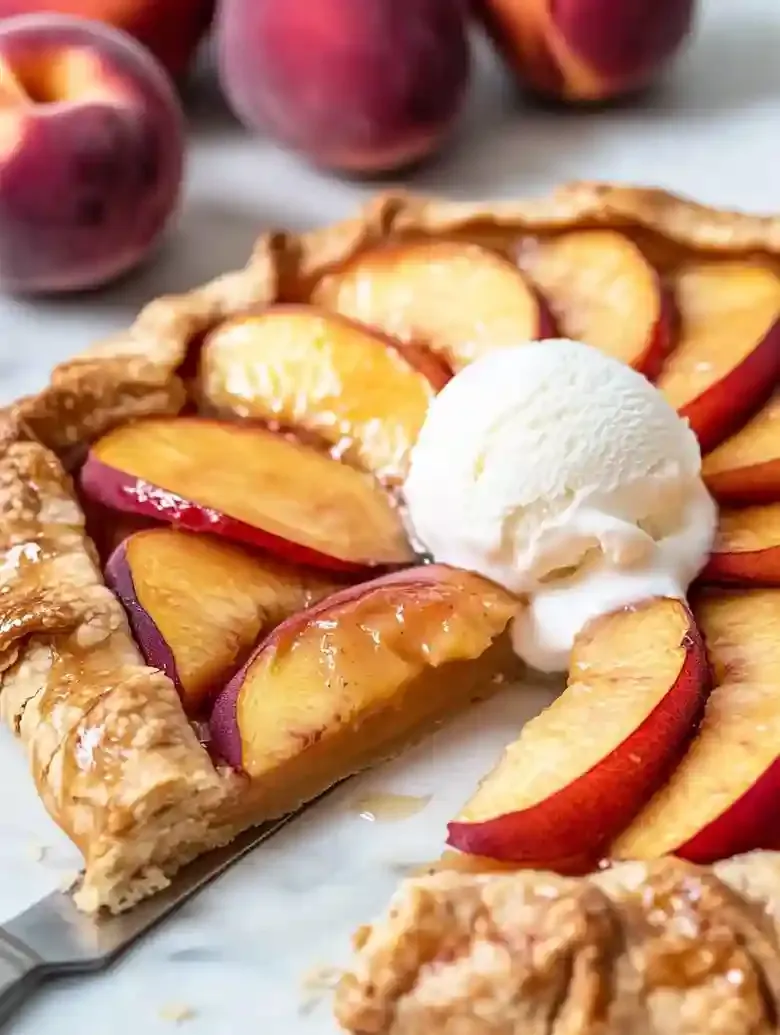 Peach Galette for Summer Dessert