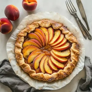 Peach Galette for Summer Dessert