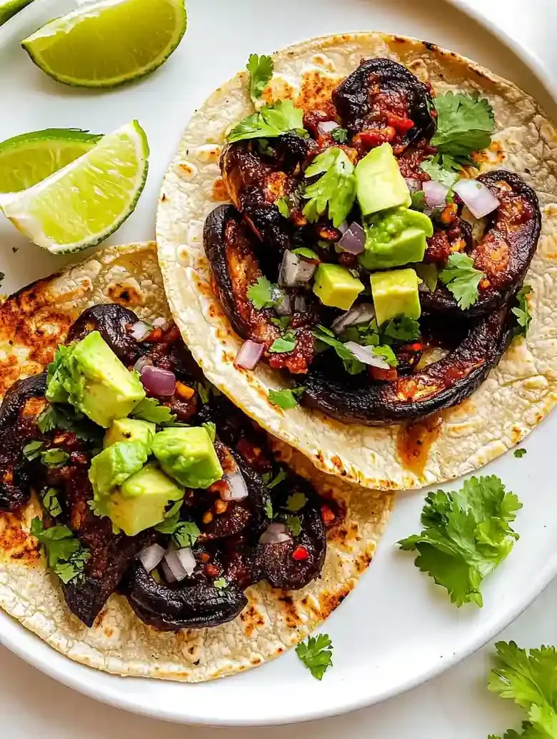 Portobello Tacos with Fresh Toppings