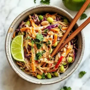 Quick Vegan Thai Noodle Salad