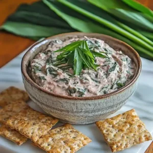 Ramp Dip for Spring Appetizers