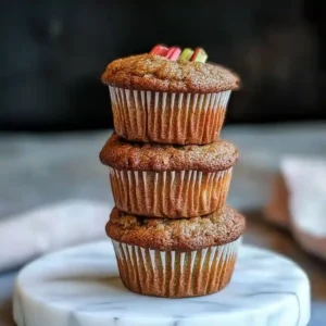 Rhubarb Cupcakes with Tender Crumb