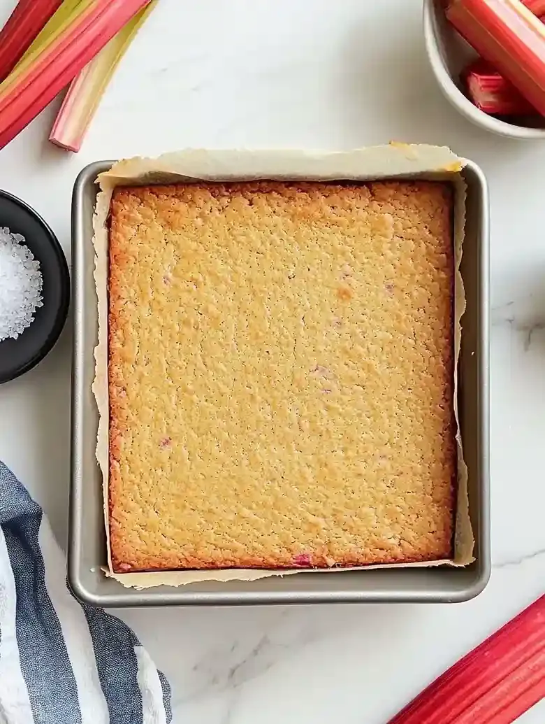 Rhubarb Dream Dessert Bars
