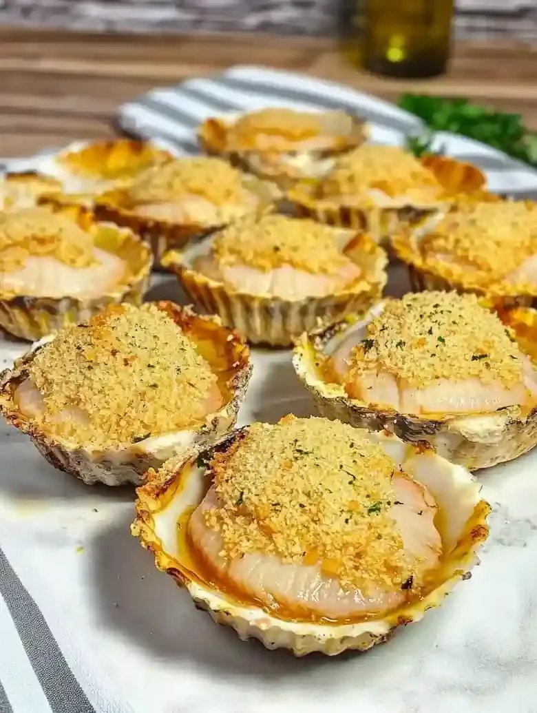Scallop Gratin with Béchamel Sauce