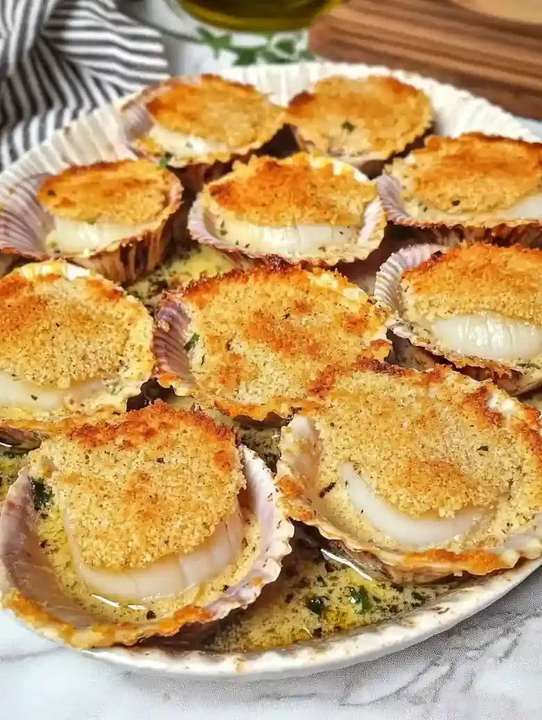 Scallop Gratin with Béchamel Sauce