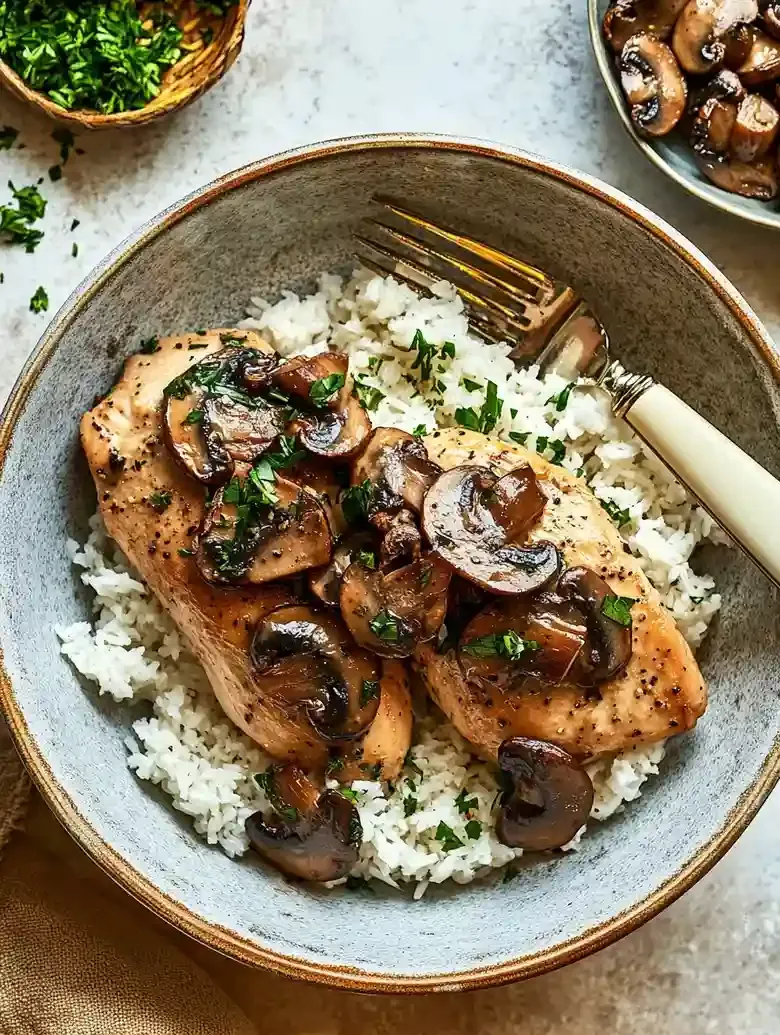 Slow Cooker Chicken Marsala with Mushrooms