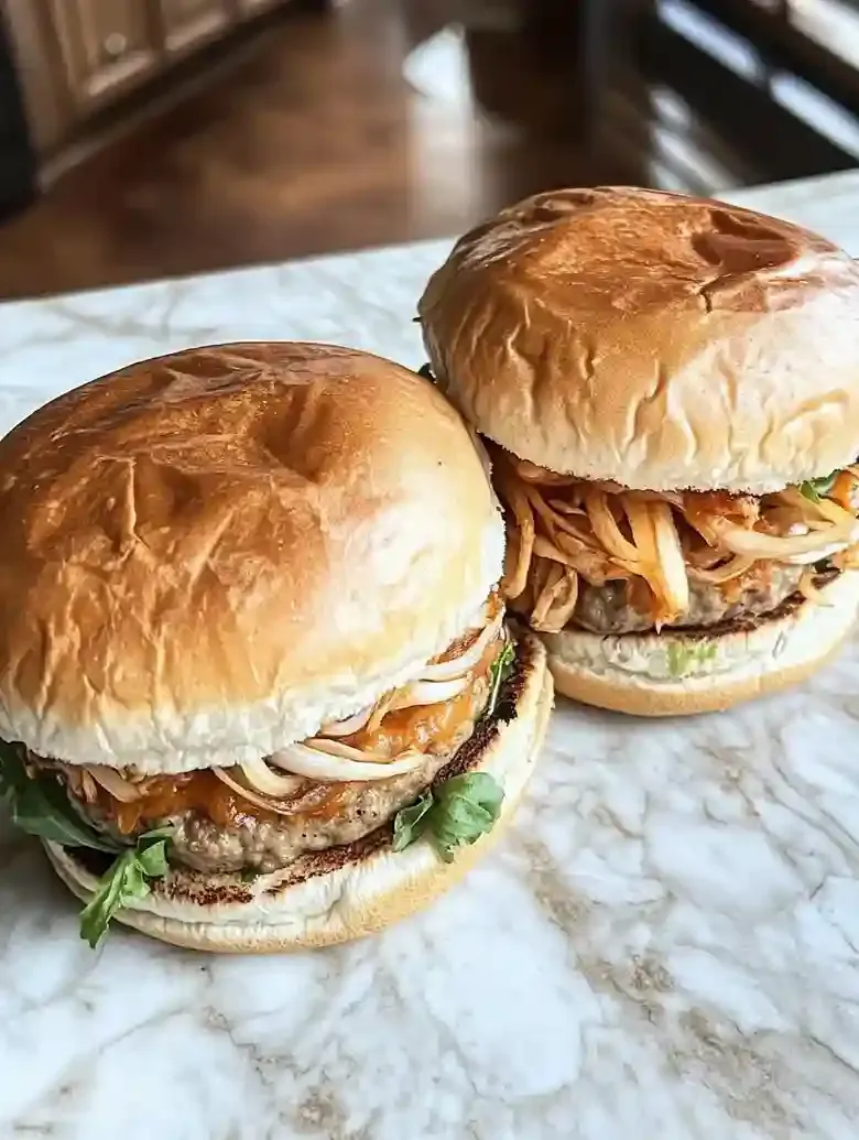 Smokey Roasted Rhubarb Burger