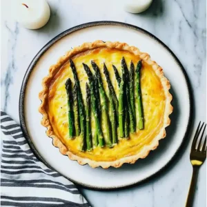 Spring Asparagus and Brie Tart Appetizer