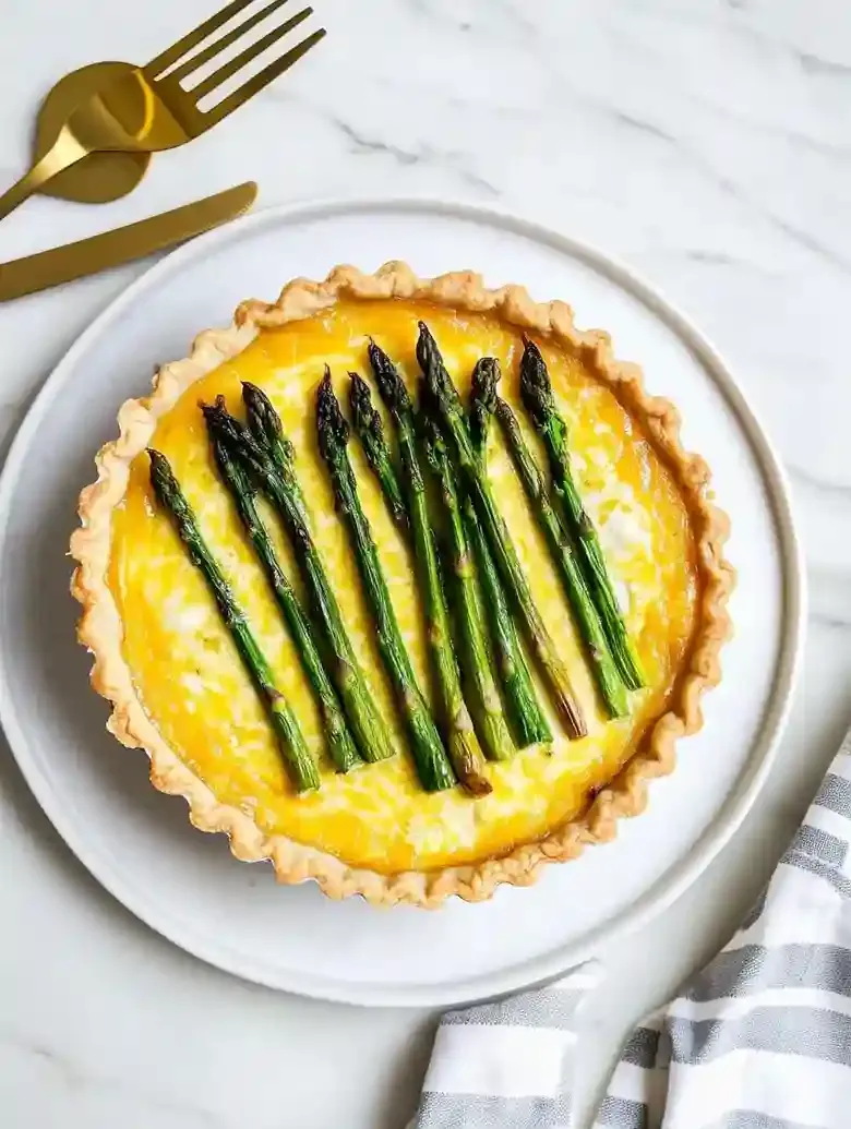 Spring Asparagus and Brie Tart Appetizer