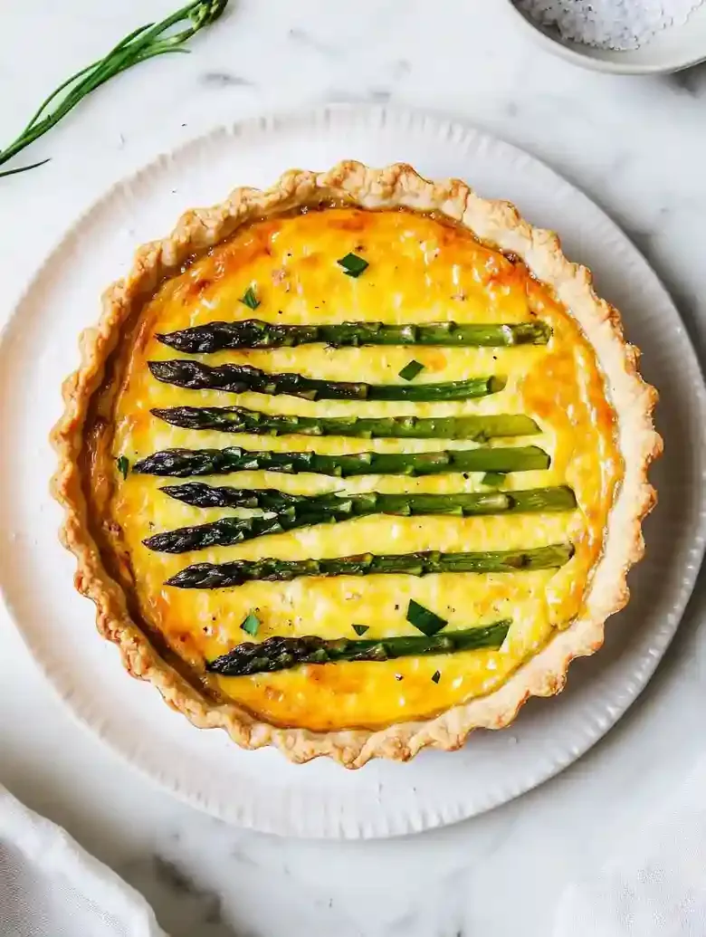 Spring Asparagus and Brie Tart Appetizer