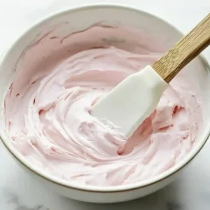 Strawberry Marshmallow Frosting for Desserts