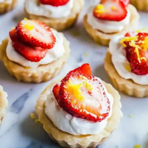Strawberry Mascarpone Tartlets Dessert Bites
