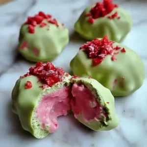Strawberry Matcha Yogurt Clusters High Protein Snack