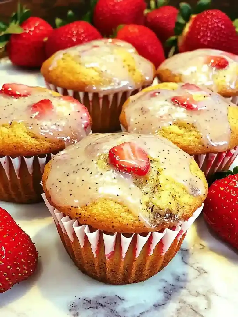 Strawberry Poppy Seed Muffins Recipe
