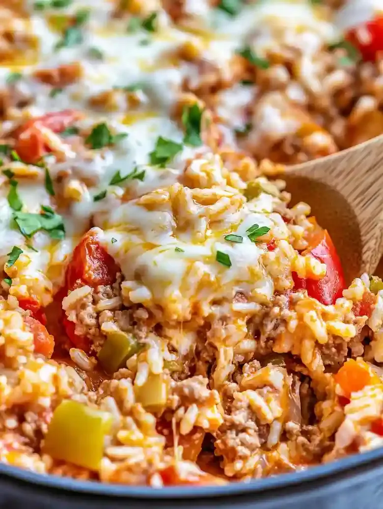 Stuffed Pepper Casserole One Pot Dish