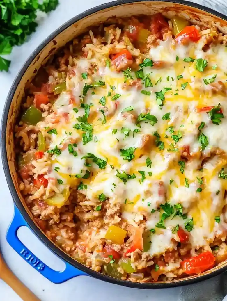 Stuffed Pepper Casserole One Pot Dish