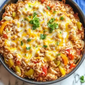 Stuffed Pepper Casserole One Pot Dish