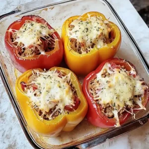 Turkey Stuffed Peppers for Dinner