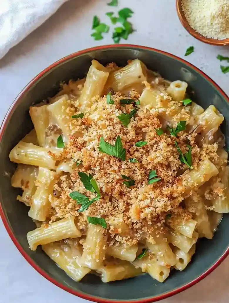 Vegan French Onion Pasta Recipe