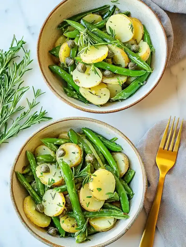 Vegan Herbed Green Bean Potato Salad