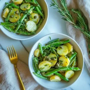 Vegan Herbed Green Bean Potato Salad