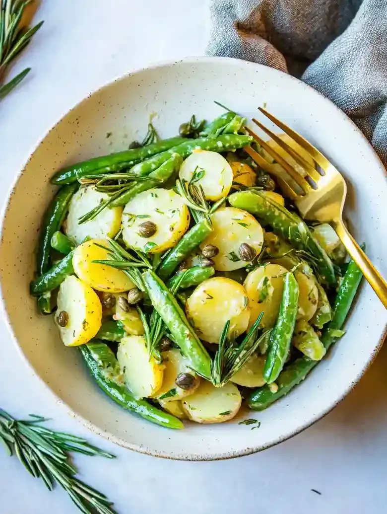 Vegan Herbed Green Bean Potato Salad