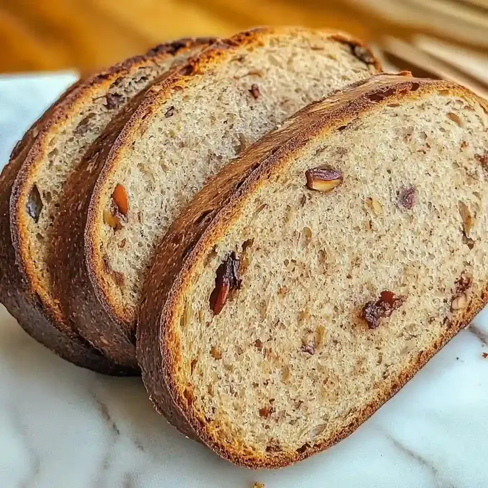 Walnut and Onion Bread with Sourdough