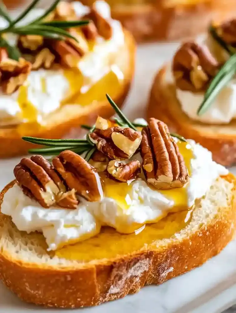 Whipped Feta Appetizer Crostini Bites