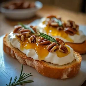 Whipped Feta Appetizer Crostini Bites