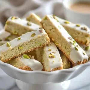 White Chocolate Pistachio Biscotti