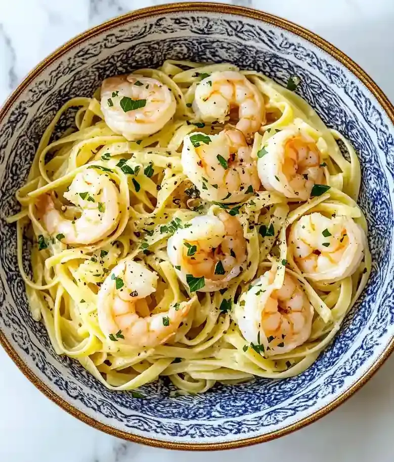 20 Minute Shrimp Aglio e Olio Pasta