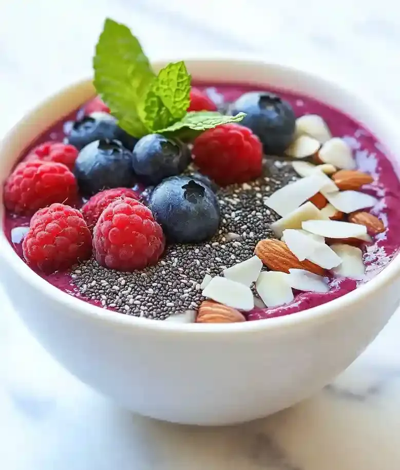 Berry Coconut Smoothie Bowl Recipe