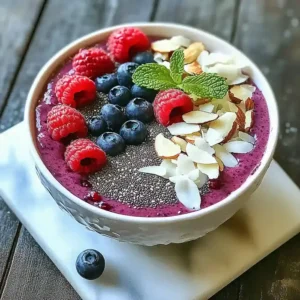Berry Coconut Smoothie Bowl Recipe