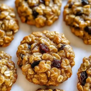 Best Chewy Oatmeal Raisin Cookies