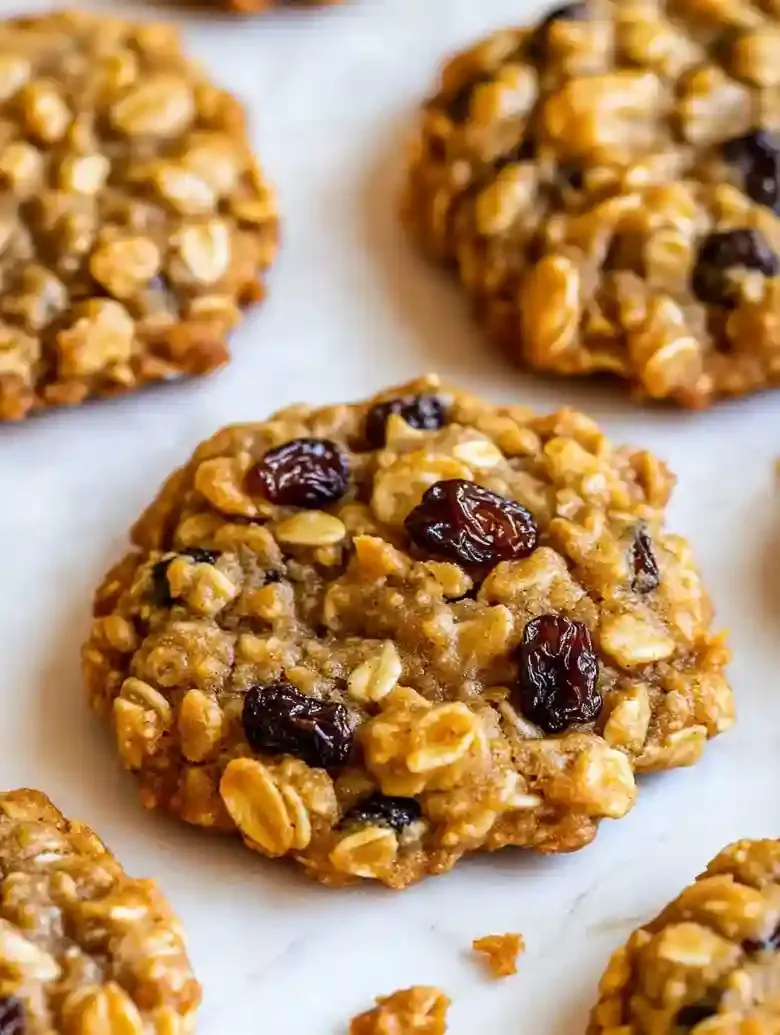 Best Chewy Oatmeal Raisin Cookies