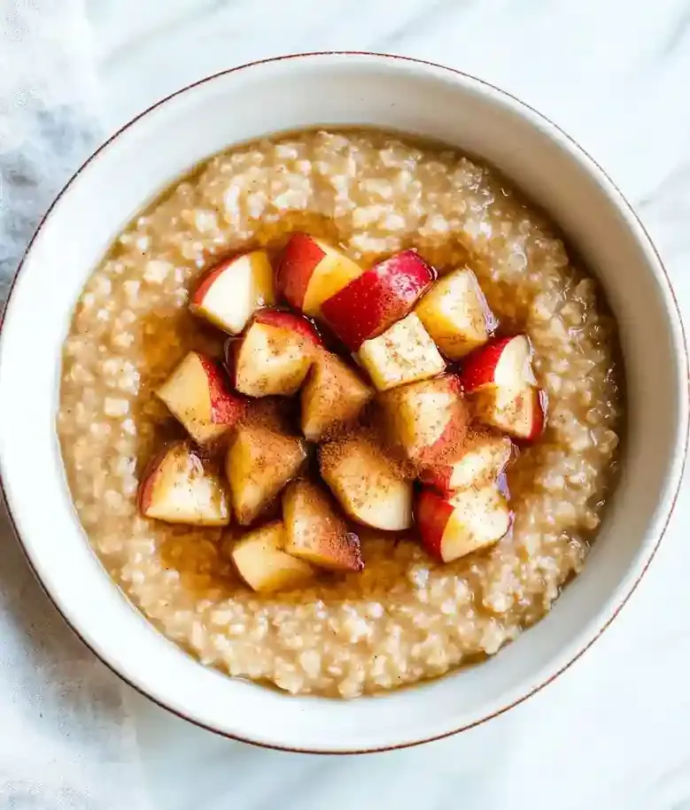 Brown Sugar Oatmeal with Maple Apples