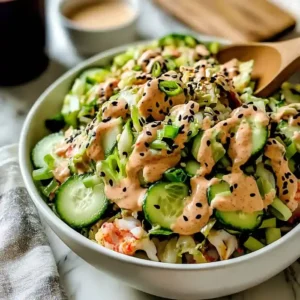 California Roll Cucumber Salad