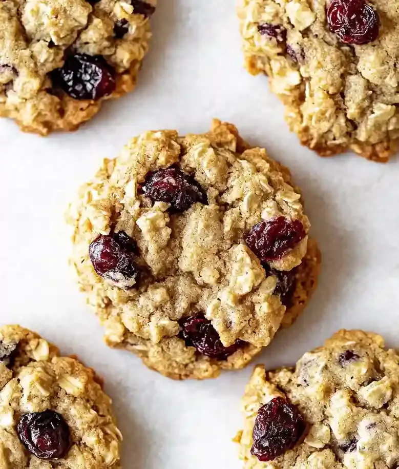 Chewy Cranberry Oatmeal Cookies