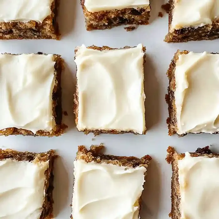 Chewy Oatmeal Raisin Cookie Bars