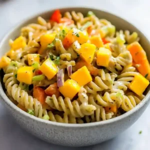 Chorizo Mango Pasta Salad Recipe
