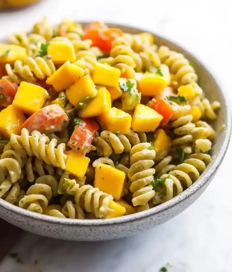 Chorizo Mango Pasta Salad Recipe