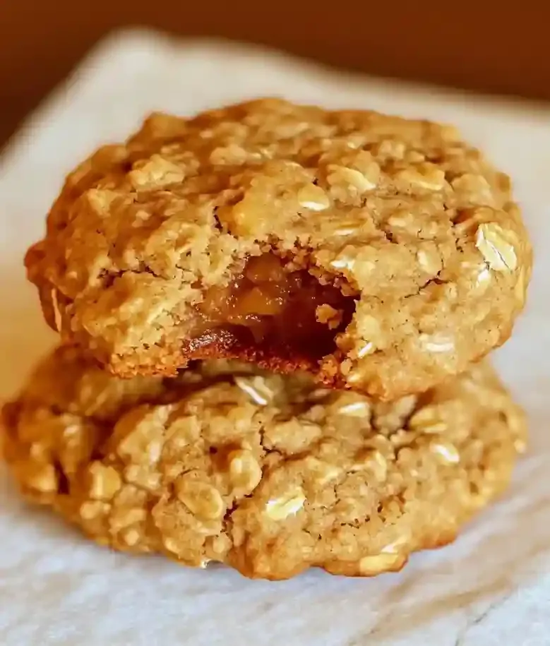 Cinnamon Applesauce Oatmeal Cookies