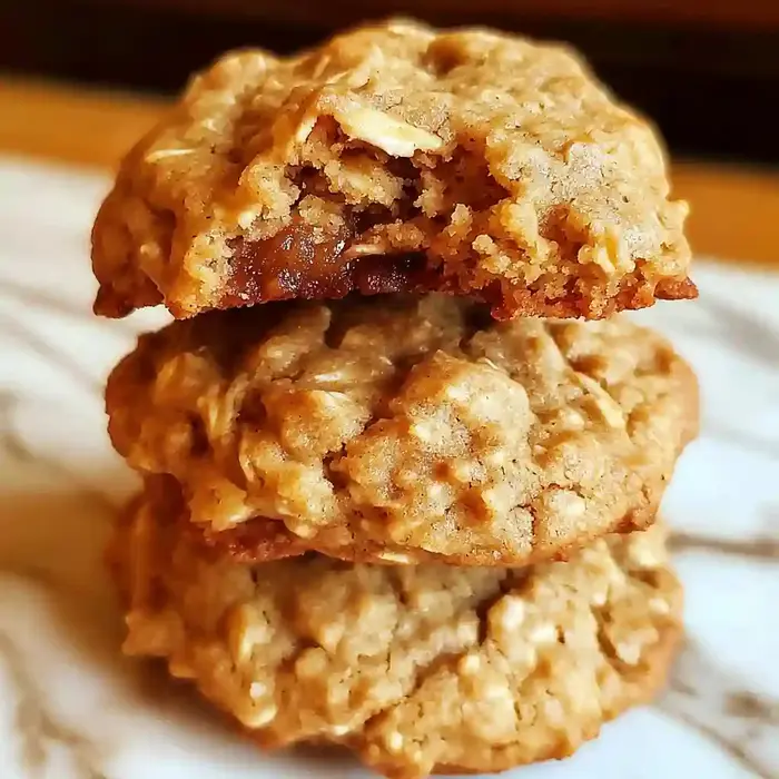 Cinnamon Applesauce Oatmeal Cookies
