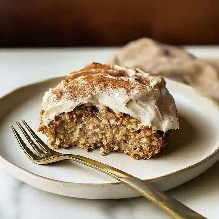 Cinnamon Roll Baked Oats Recipe